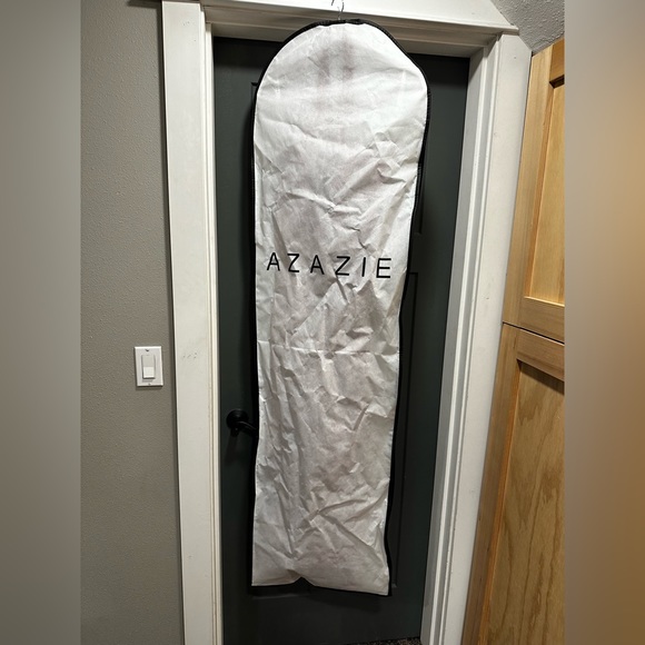 Size 4 Azazie Desert Rose Chiffon Bridesmaid dress - Picture 4 of 5